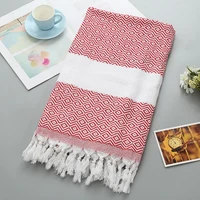 turkey beach sunscreen tassel towel swimming shawl 100180cm beach towel outdoor soft swimming quick dry tassel tapestry
