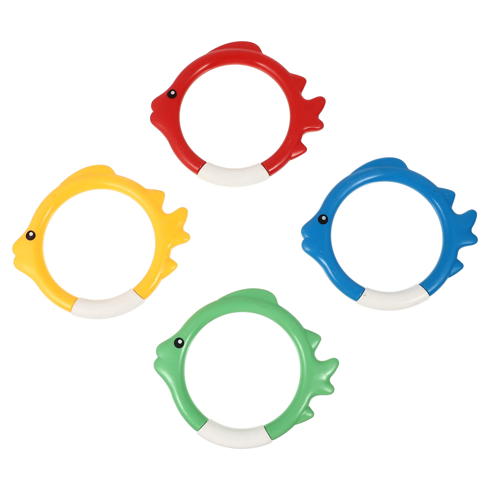 

4 Pcs Colorful Diving Ring Summer Toys Swimming Beach Kids Playset Outdoor Taste Underwater