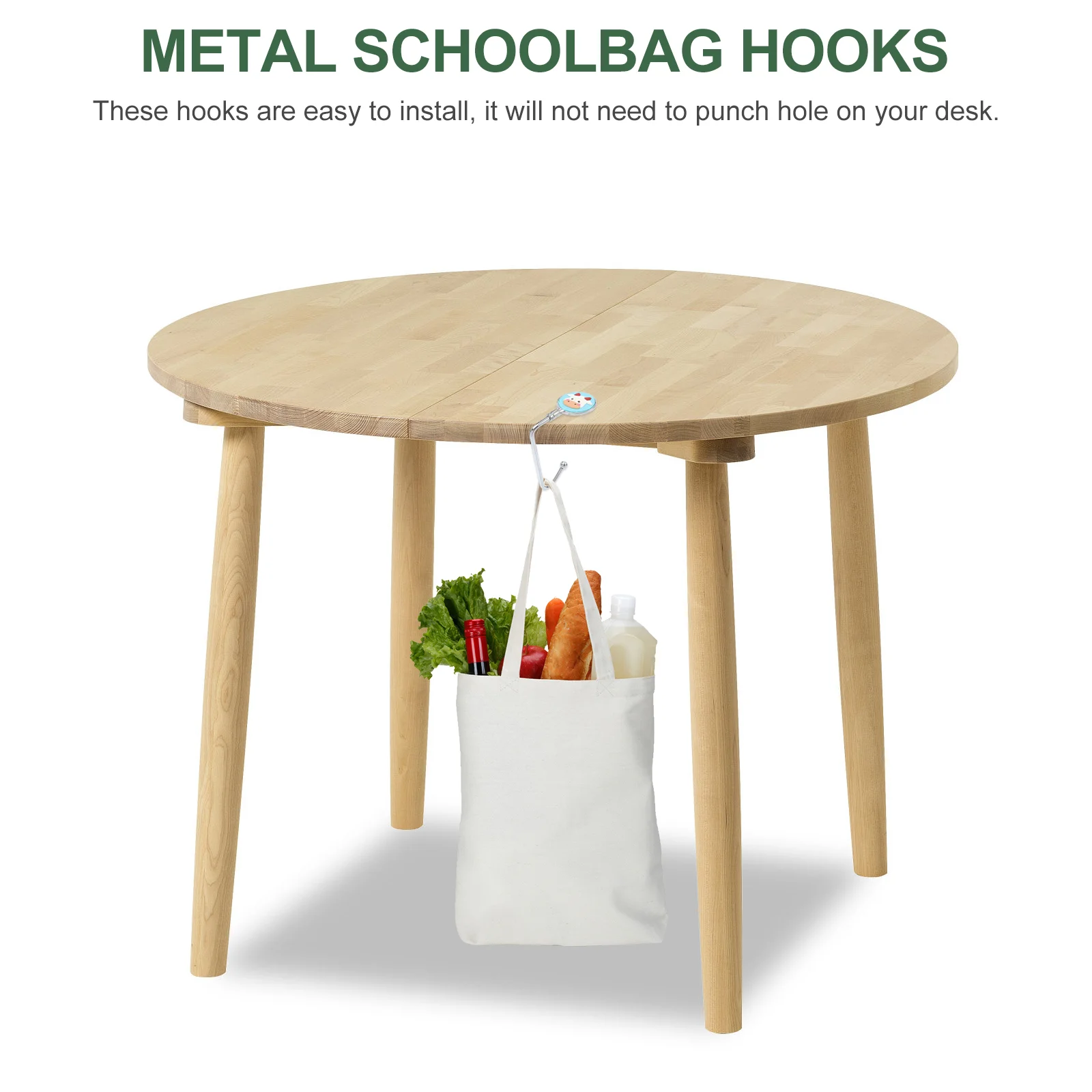 Крючки для рождественской елки подвески камина Настольная сумка складной