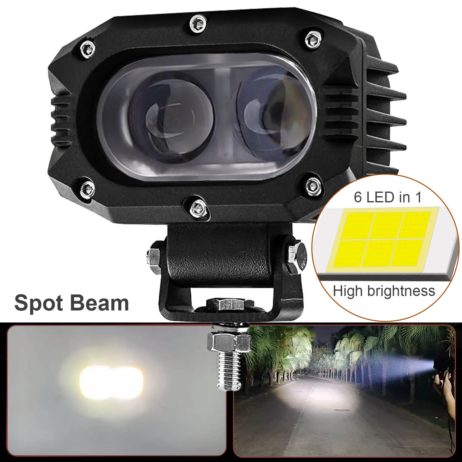 

HYNBYZJ 4-дюймовые светодиодные фонари Spot Beam Белые противотуманные фары для автомобиля Мотоцикла ATV UTV SUV Off Road 4x4 Лодка Грузовик