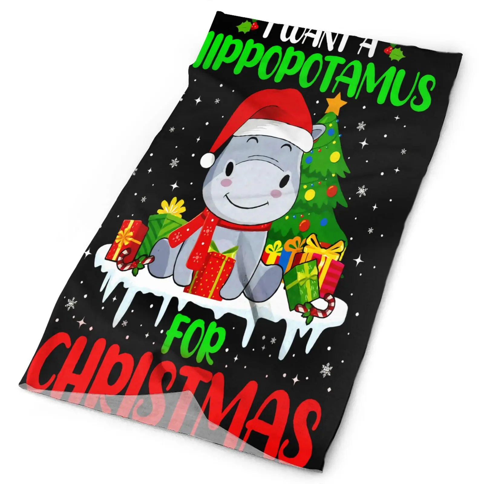 I Want A hipppopotamus For Christmas 5578 Мужская бандана шарф-снуд Женская Мужская фотомаска туристическая маска тактический шарф