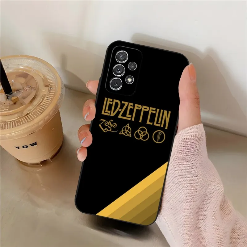 L-Led Band Zeppelin Phone Case Funda For Samsung S22 S23 S30 S21 S20 S9 S10 S8 S7 S6 Pro Plus Edge Ultra Fe Silicone Soft Coque images - 6