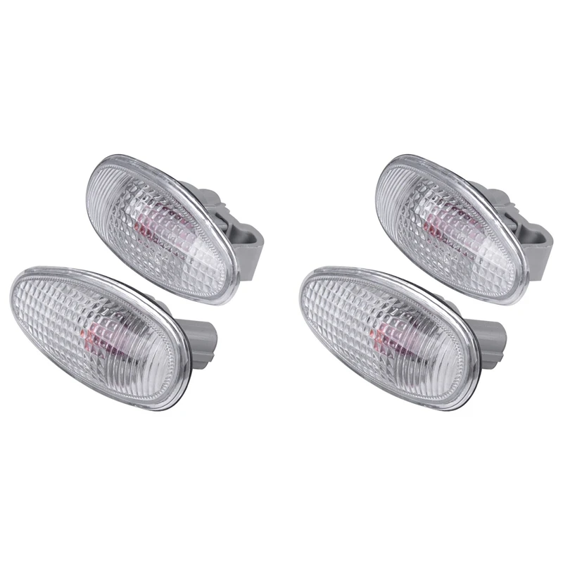 

4X Car Front Side Turn Signal Light Fender Lamp For Mitsubishi Outlander Pajero Montero Shogun Lancer Galant MR522027