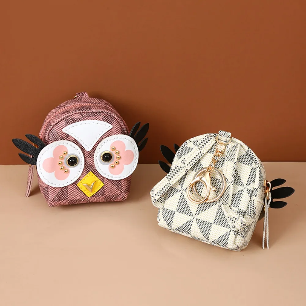 

Cartoon Owl Coin Purse Cute Animal Pu Leather Mini Purse Storage Bag Girl Money Storage Bag Women Lady Zipper Pouch