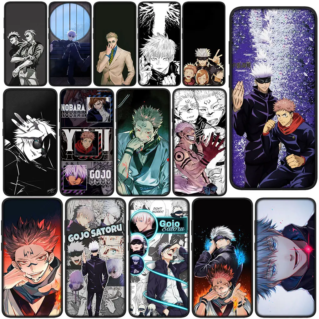 Чехол Gojo Satoru juютсу Kaisen Itadori Yuji для телефона Samsung Galaxy S23 S22 S21 S20 Fe Ultra S8 Plus M21 + мягкий