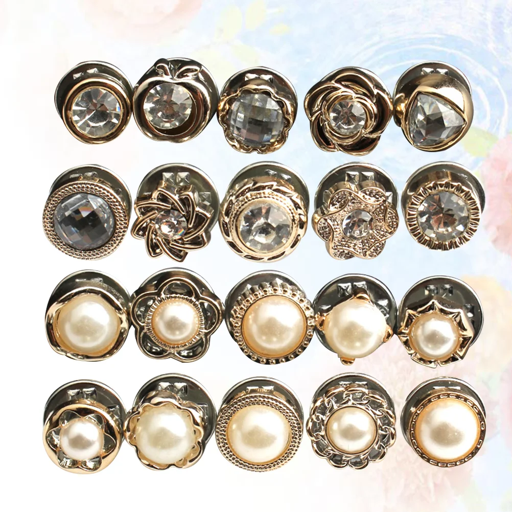 

Buttons Pearlbutton Snap Sewing Clothes Press Sewvintage Beads Decorative Clothing Rhinestone Shirt Accessories Cloth Metal