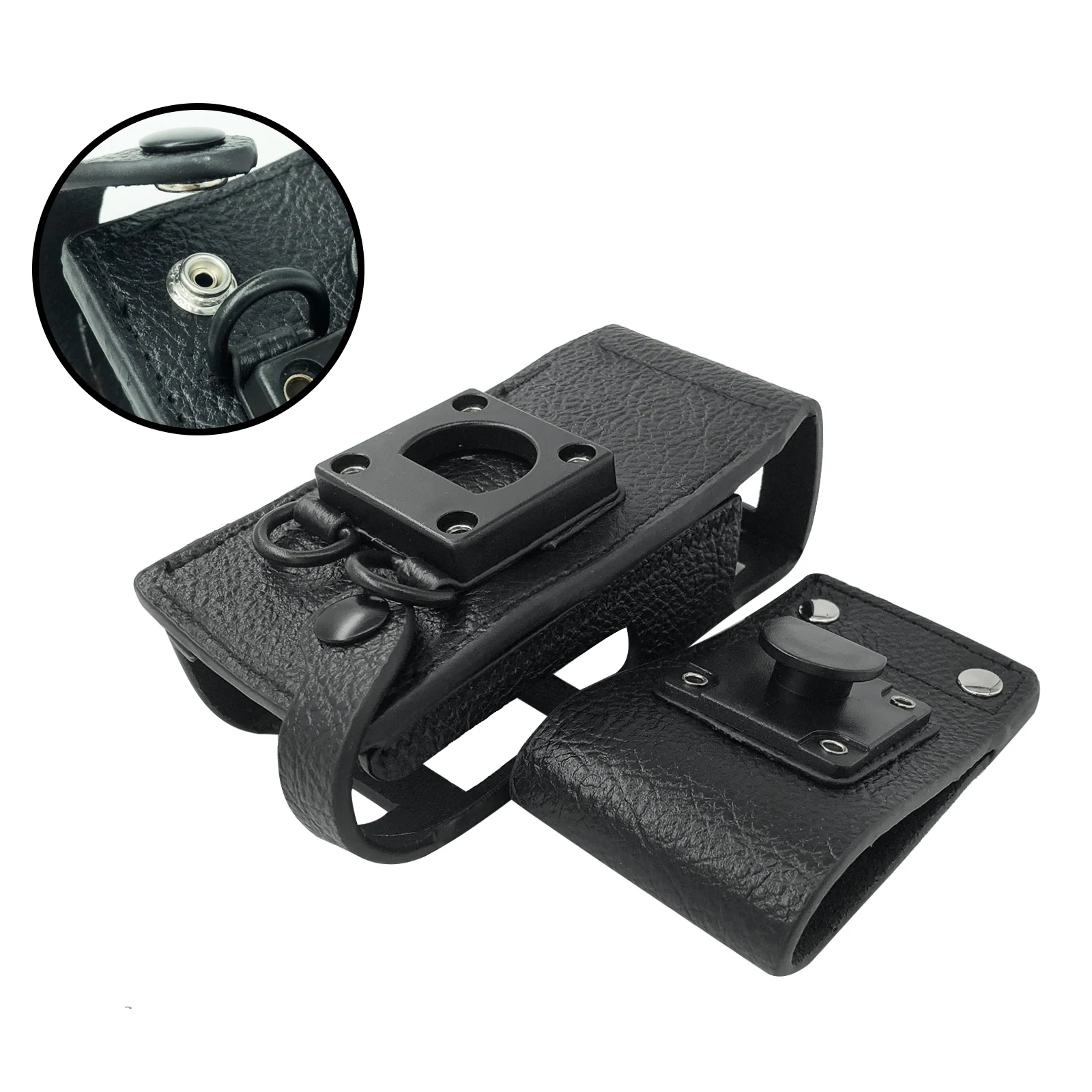 PMLN5885 Hard Leather Carry Case for Motorola XPR3300 XPR3500 MTP3100 MTP3150 MTP3200 MTP3250 MTP3500 MTP3550 Portable Radio