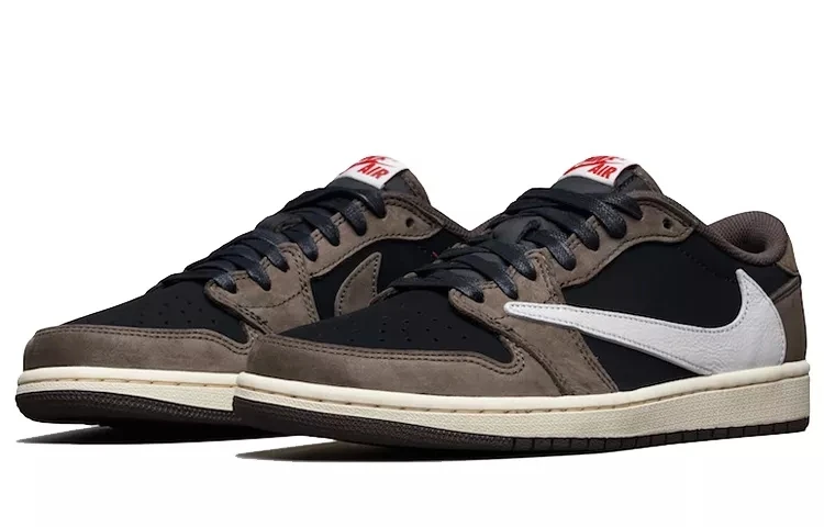 Оригинальные мужские кроссовки Nike Air Jordan 1 Low OG TS SP уличная спортивная мужская