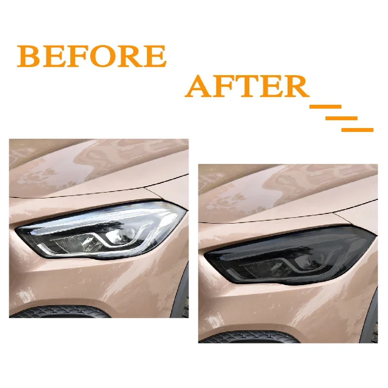 Защитная затеняющая пленка для автомобильных фар Mercedes Benz GLA Class X156 H247 GLA45 AMG