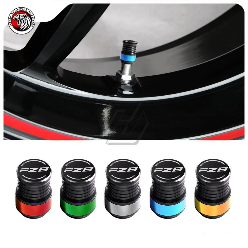 

Motorcycle Accessories Vehicle Wheel Tire Valve Stem Cap Cover Fits for Yamaha FZ8 FZ8N Fazer Rim