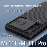 for xiaomi 11t pro case nillkin camshield pro dust proof slide lens protection cover for xiaomi mi 11t 11t pro camera shell