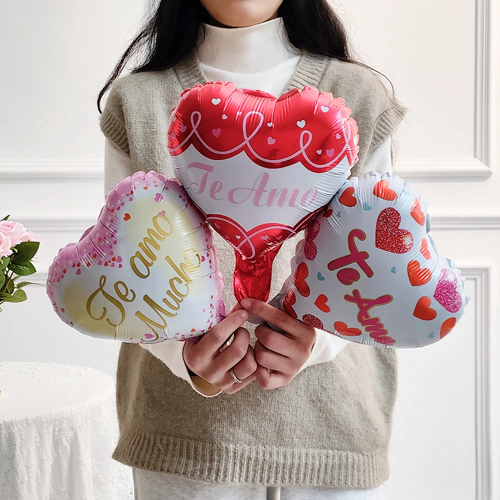 10/20 шт., воздушные шары в виде сердечек