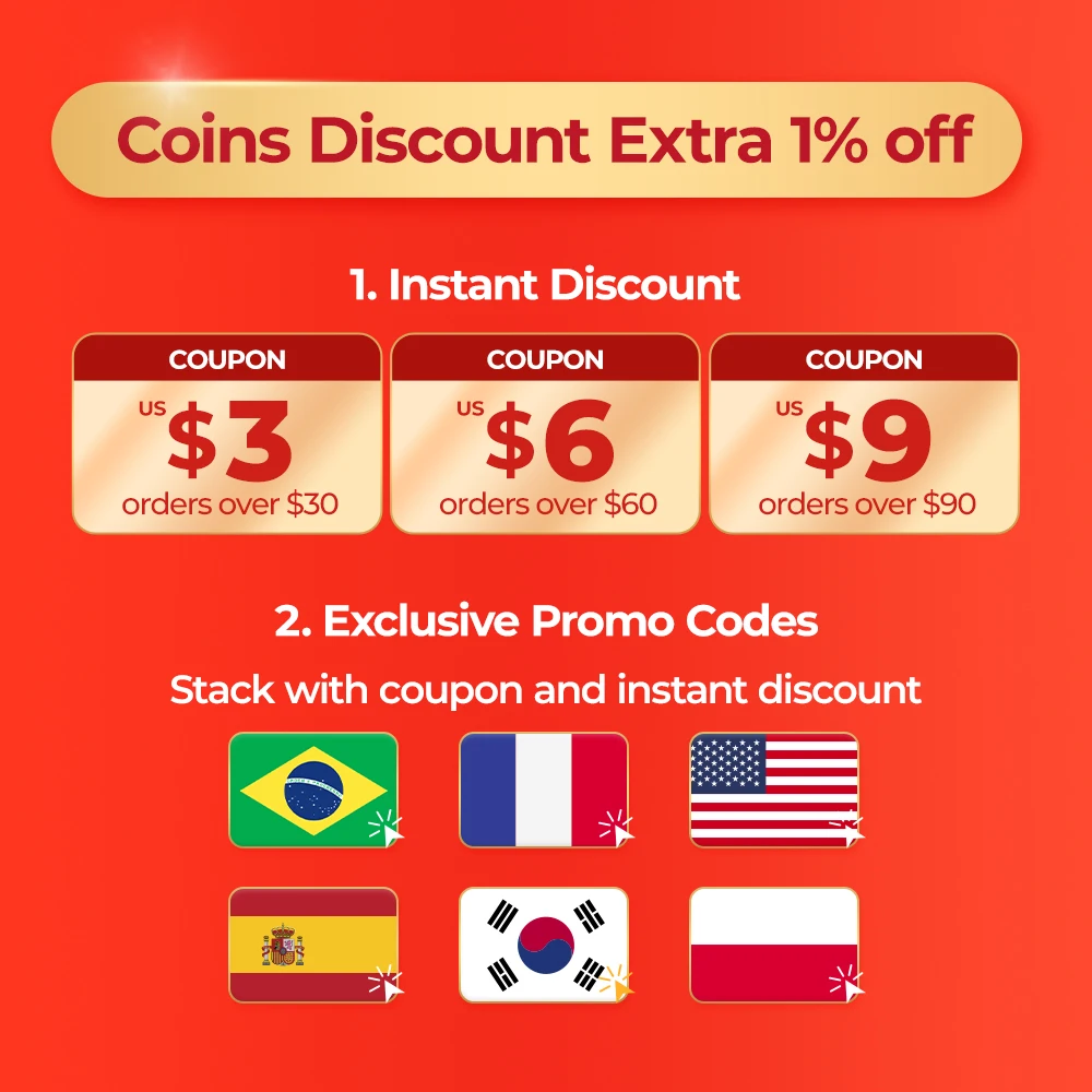 

Aliexpress coupon code【please look at the detailed page for more information】