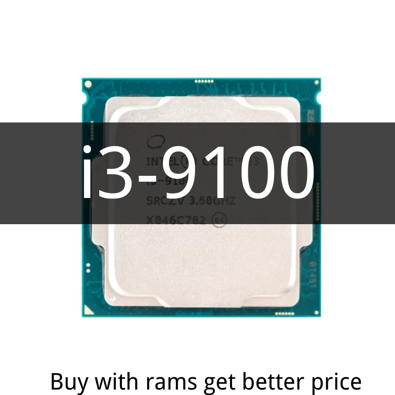 Core i3-9100 i3 9100 Quad 3 6 GHz четырехпоточный процессор 65W 6M 1151 | Компьютеры и офис