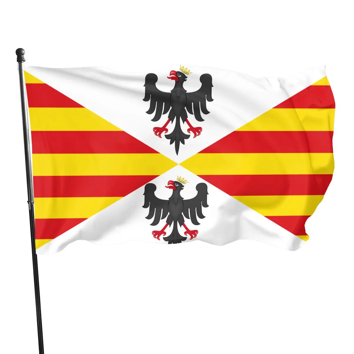 Как выглядит флаг сицилии 3D Flag of Sicily, Italy. stock illustration. Illustration of stemma 87608444