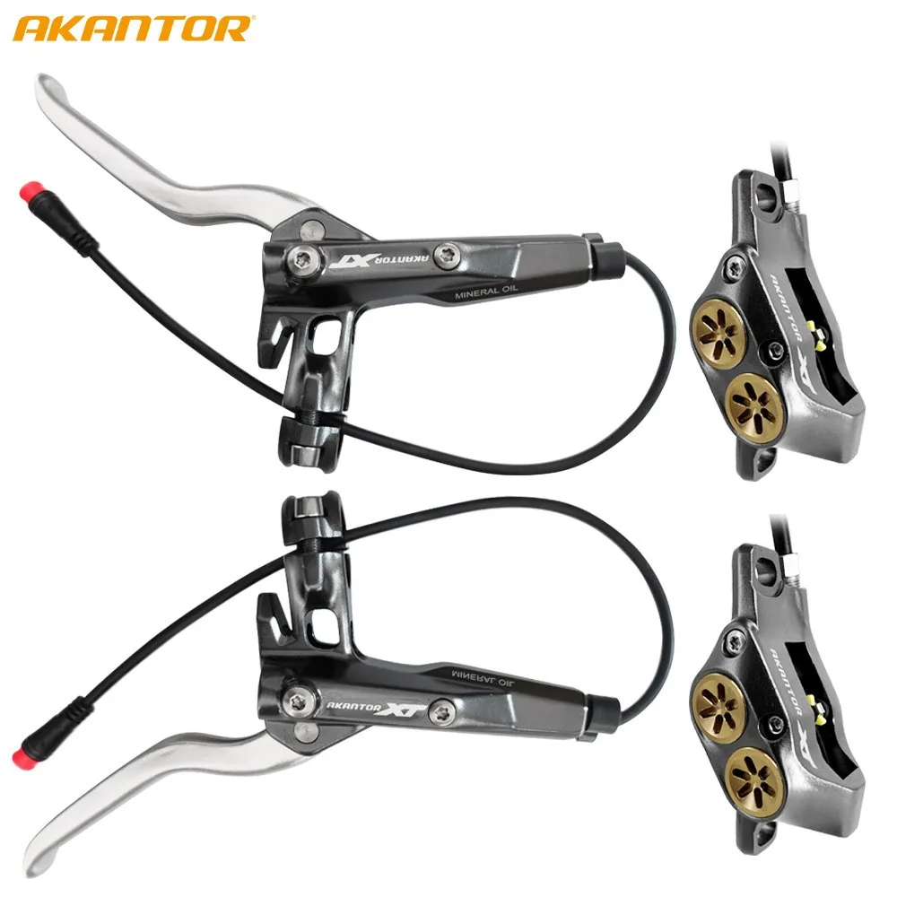 Электрический складной велосипед akip XT 4 поршневой гидравлический выключатель