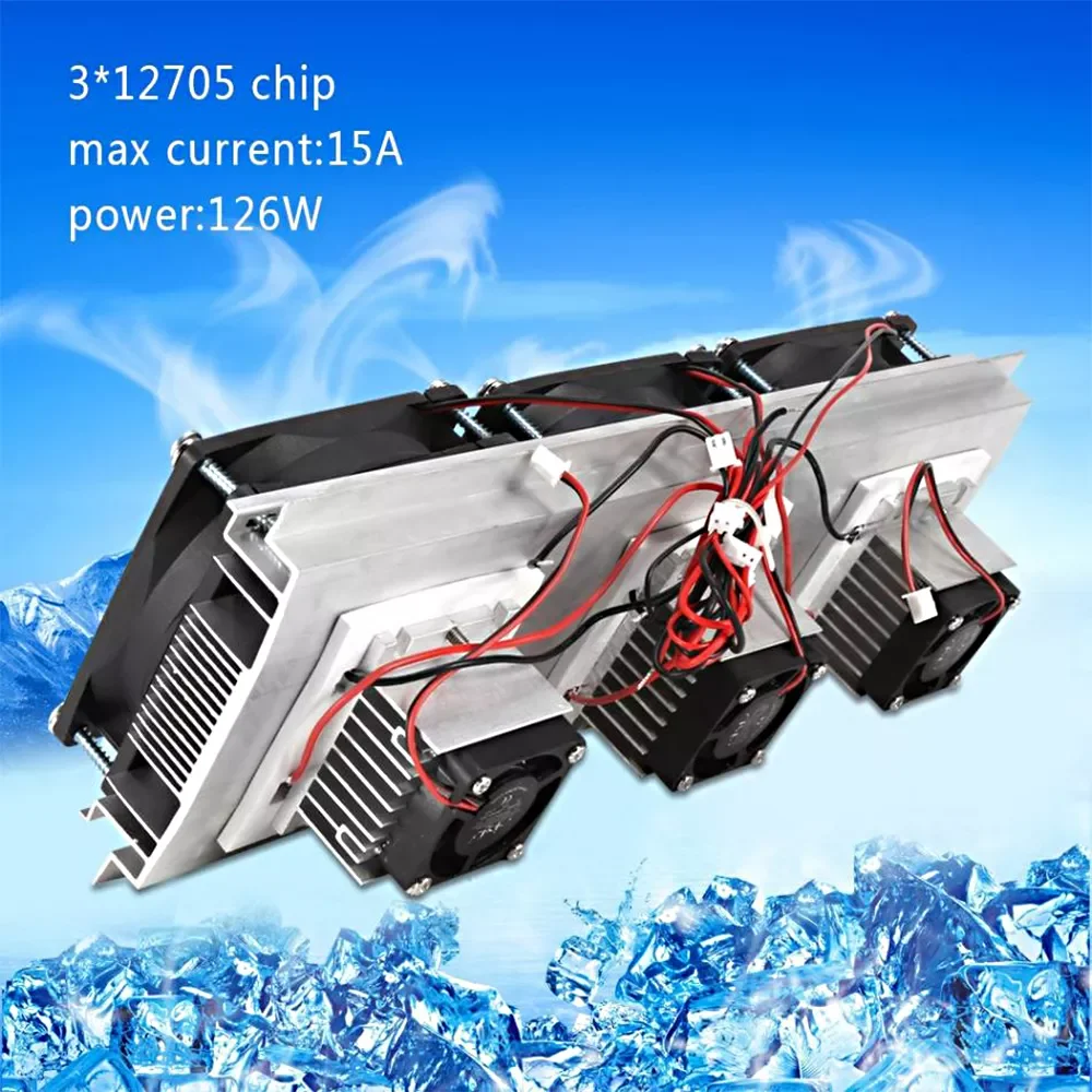 

Foreign Trade Explosion Model Three-core Air Cooler DIY Electronic Refrigerator Pet Air Conditioning Cooler Semiconductor Refrig