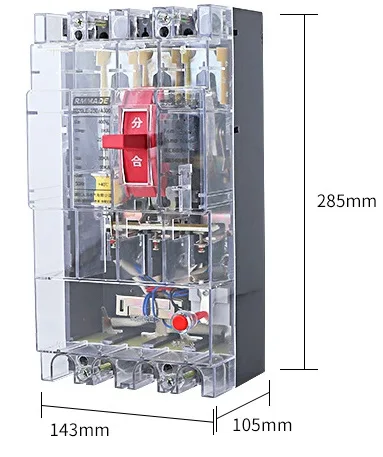 3-фазный автоматический выключатель MCB 660 В 400 А 300