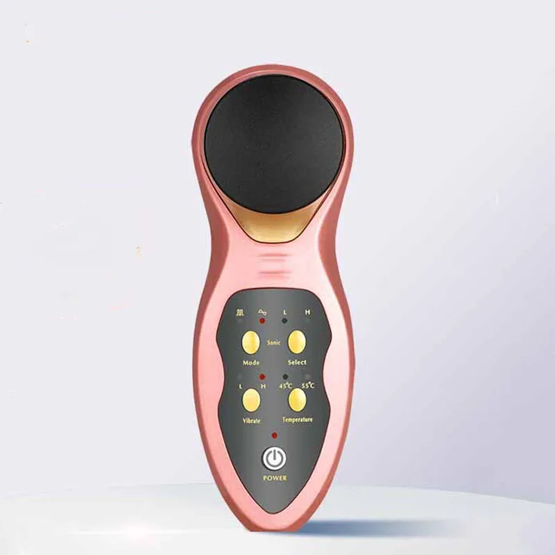 Ультразвуковой вибрационный массажер для очистки лица подтяжки кожи и против