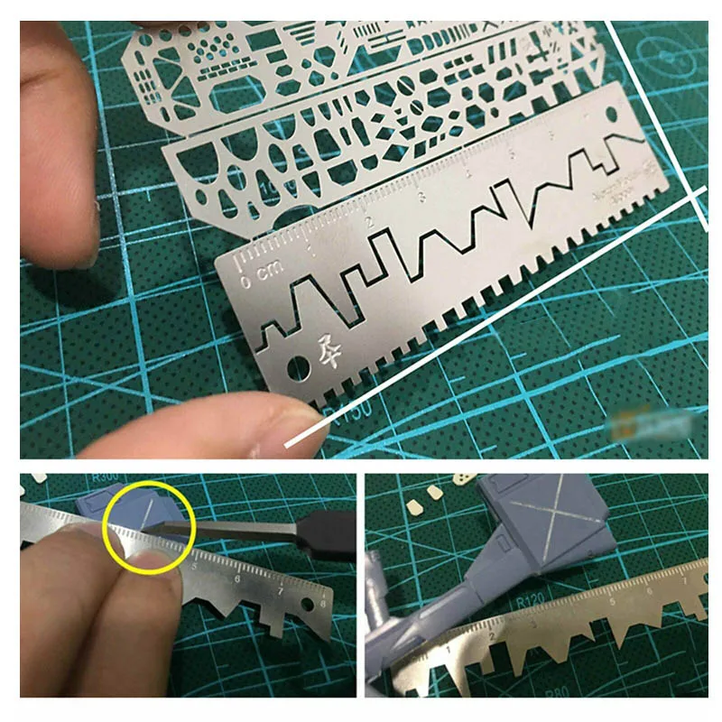 4 шт. трафареты для создания рисунков и линейки | Игрушки хобби