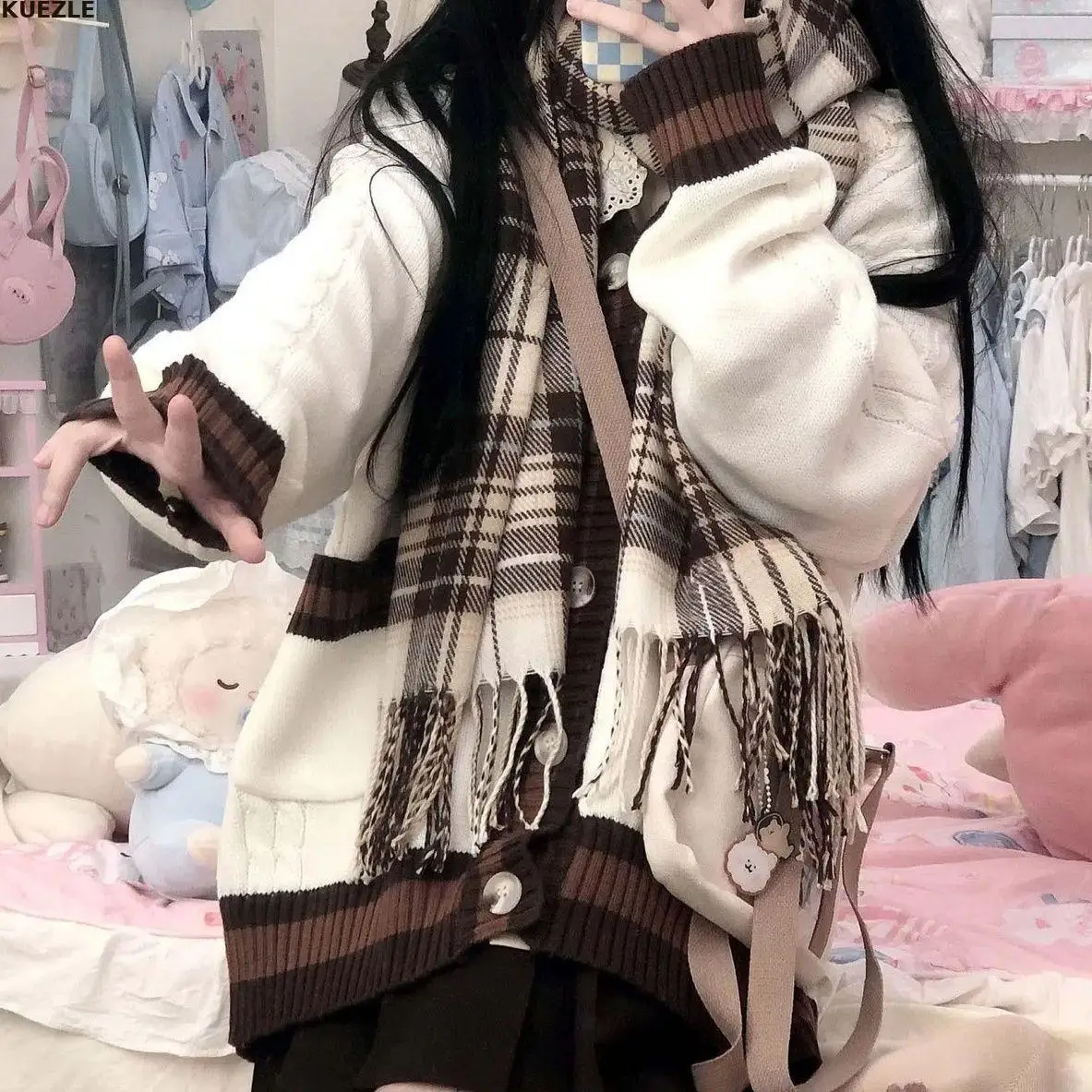 

Зимний шарф 200 см, осень и зима, новый шарф, женский Британский шарф, бритый кашемировый брикет, толстый шарф для пар