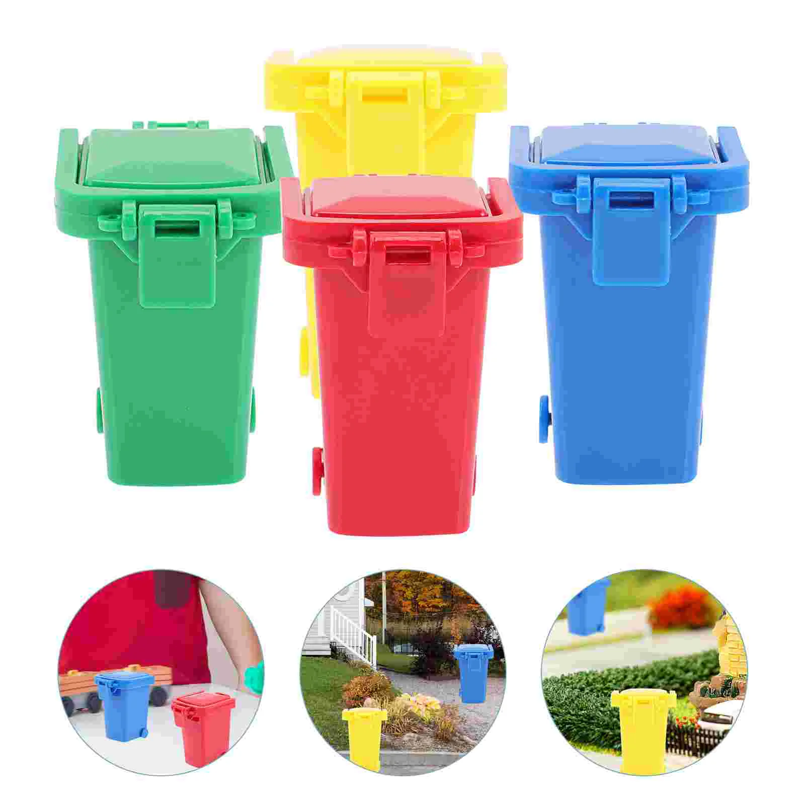 

Can Garbage Trash Mini Bin Smallfavors Party Birthday Push Holder Cup Curbside Recycle Tiny Size Truck Organizer Kids Desk