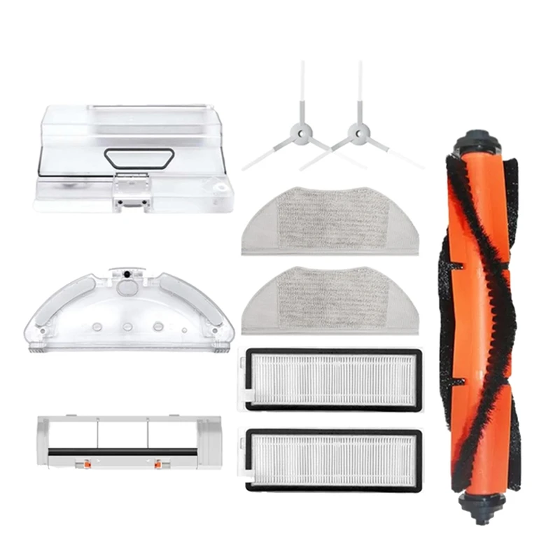 

Основная вращающаяся щетка, боковая щетка, фильтр НЕРА, Швабра, ткань, емкость для воды, пылесборник, основная щетка для робота Xiaomi Mijia G1 MJSTG1