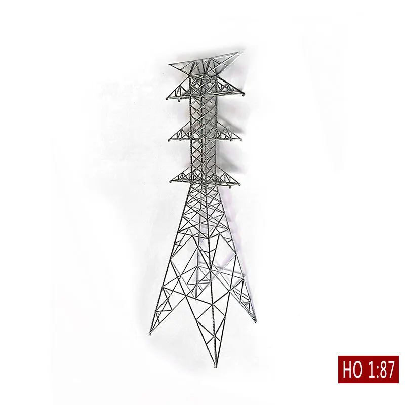 

Модель здания в масштабе 1/87 года, Высоковольтная башня, модель поезда, миниатюрная коллекция, песочный стол, пейзаж, Сборная модель, игрушки