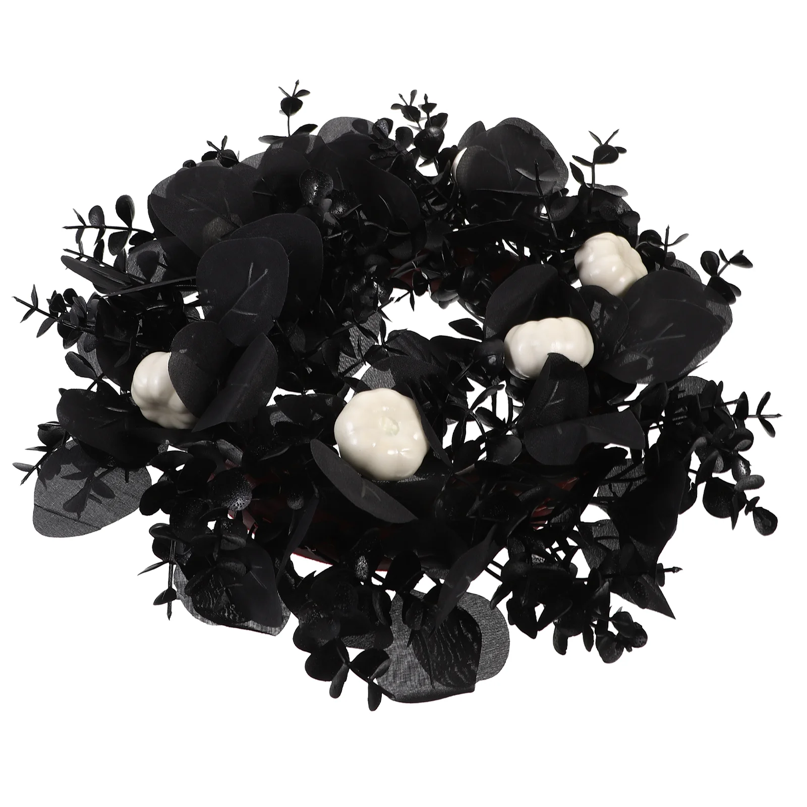 Хэллоуин венок черный кленовый лист кольцо тыква подвесные украшения ужас