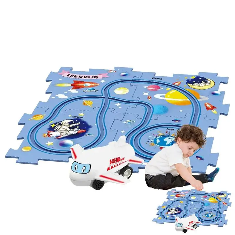 

Toy Tracks For Cars DIY Creative Car Track Game Kids Montessori Educational Toys For Kid Girl Toddler Children Boy Girl Children