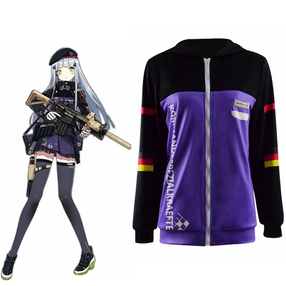 

Unisex Anime Cos Girls' Frontline HK416 Cosplay Costumes Outfit Halloween Christmas Uniform Suits