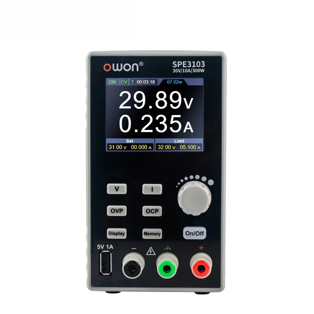 Программируемый источник питания постоянного тока SPE 60 в 5 А 30 В/5 ЖК-дисплей 2 8