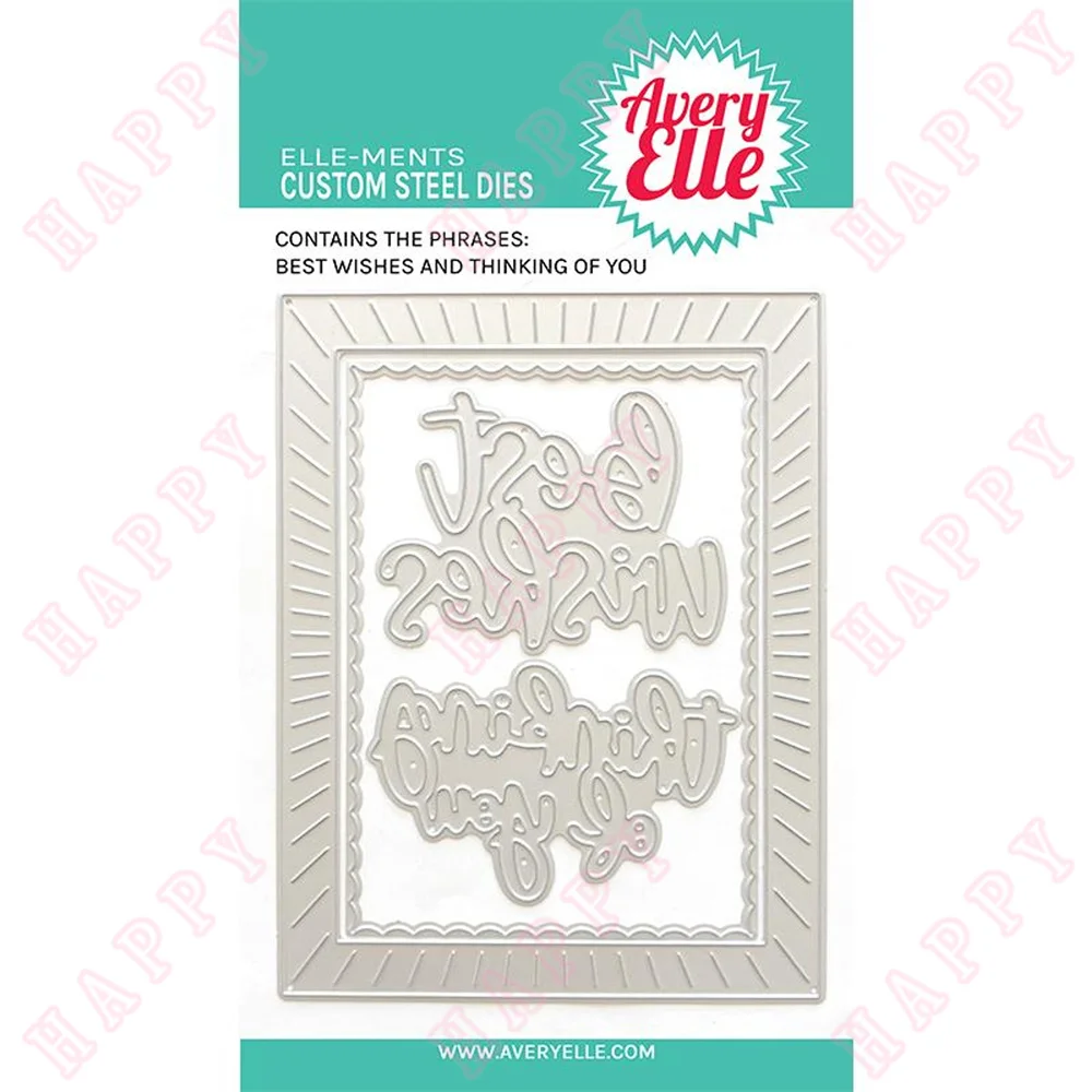 Металлические Вырубные штампы с зубчатыми краями для творчества