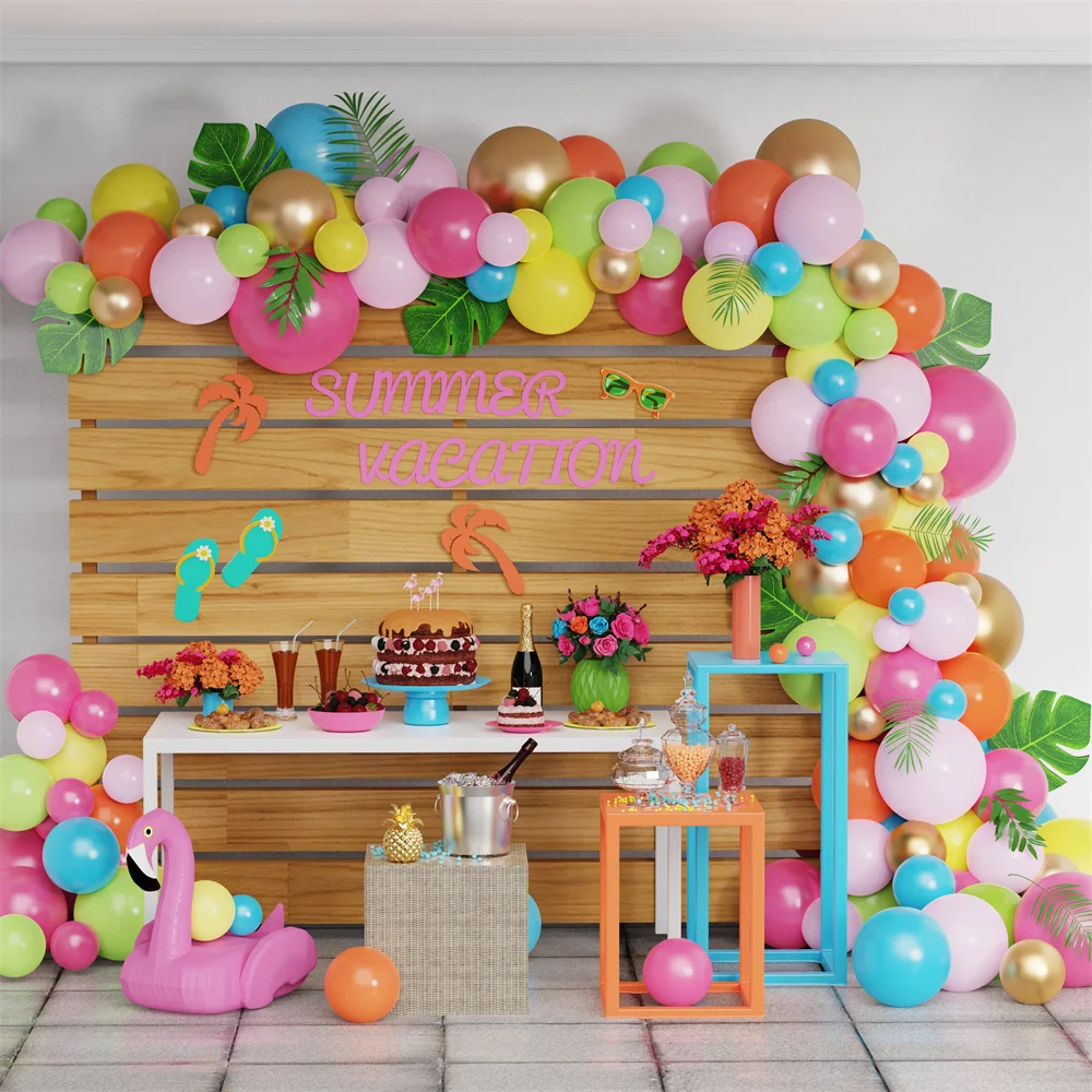 

147pcs Tropical Flamingo Balloon Garland Arch Kit Balloon Chain Pink Flamingo Birthday Decor Summer Hawaii Party Luau Aloha Deco