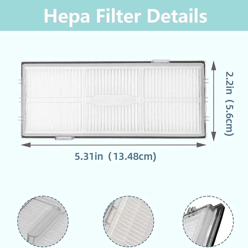 

Maximize Cleaning Efficiency with Our For Robo rock S8/S8 PLUS/S8 Pro Ultra Vacuum Roller Side Brush Mop Dust Bag and Filter Kit