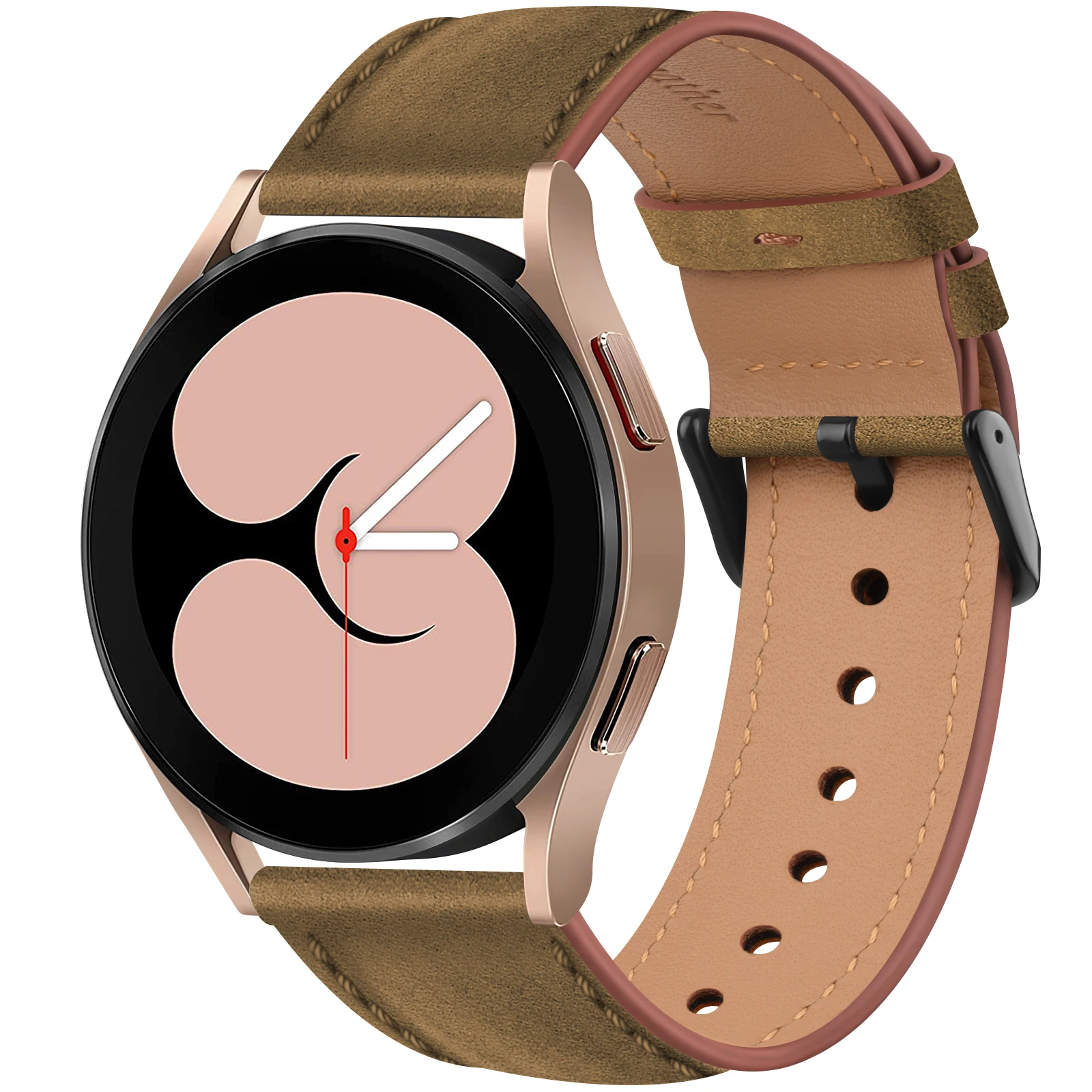 20mm 100% Leather Watch Strap For Samsung Watch 4 5 40mm 44mm Bracelet For Samsung Galaxy Watch 4 Classic 42mm 46 Band Wristband