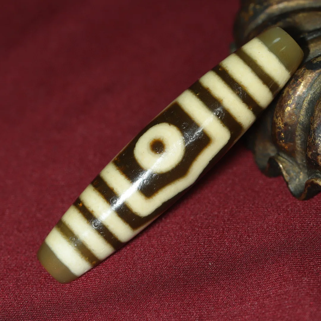 Тибетский зуб желтый трехглазый дзи бусина агат kano ключицы ожерелье кулон