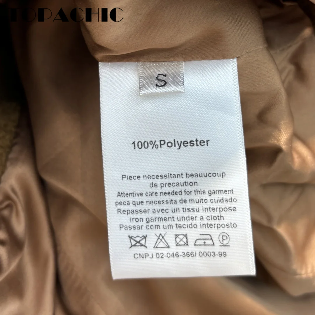 11.3 TOPACHIC-Женская высококачественная твидовая куртка с воротником-стойкой модная