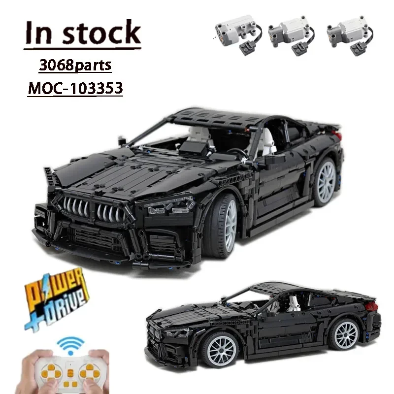 Детский конструктор гоночный креативный MOC 1:10