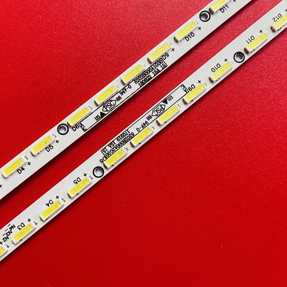 2 шт. x светодиодная лента для подсветки 50UF8300 TX-50CX680E TX-50CX700B LCD-50DS6000A 6202B000A2G00 6202B000A1G00