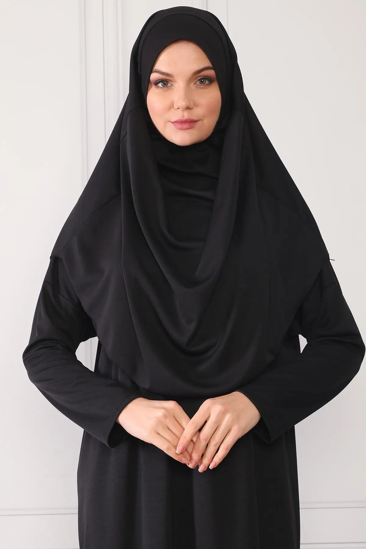 

Hooded Muslim Women Hijab Dress Prayer Garment Jilbab Abaya Long Khimar Full Cover Ramadan Dress Abayas Islamic Dress