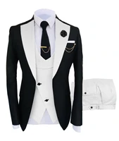 men suits for wedding luxury suits groom tuxedos costume homme terno masculino custom made three piecesblazervestpants