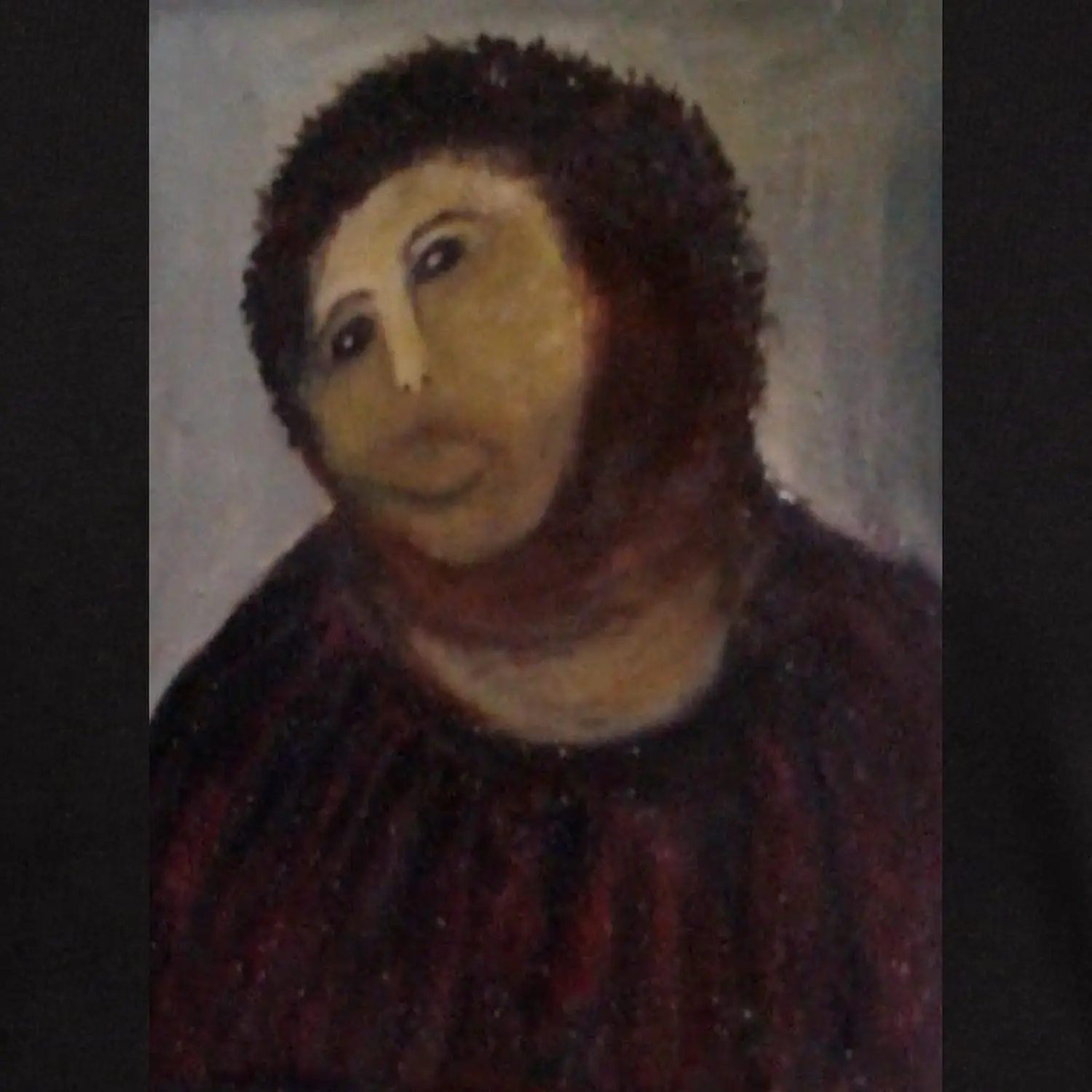 CafePress Ecce Homo Dark футболка мужская 100% хлопок классическая темная с рисунком