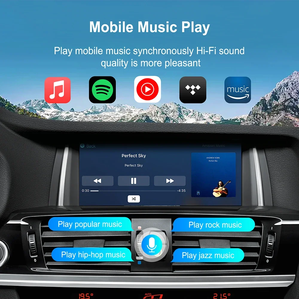 Фото Беспроводной декодер Carplay для BMW NBT ID4/CIC System 1, 2, 3, 4, 5, X1 X3 X4 X5 F20 F21 F23 F30 F31 F34 F35 F10 F11 F48 F25 F26 F15 №3
