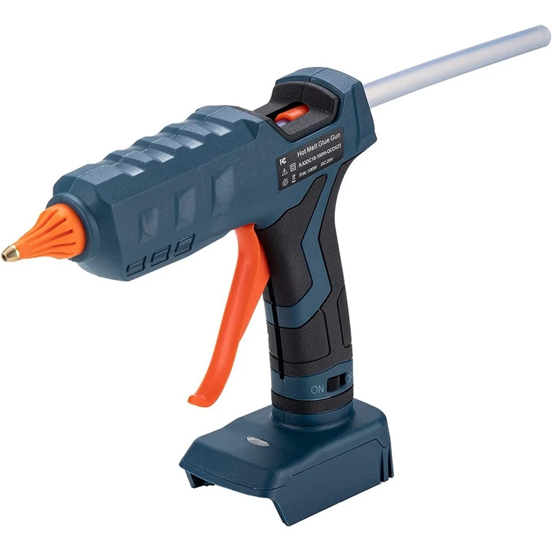 

Cordless Hot Glue-Gun Electric Hot Melt Glue-Gun For Black Decker 20V Battery For Use 11Mm Glue Sticks (NO Battery)