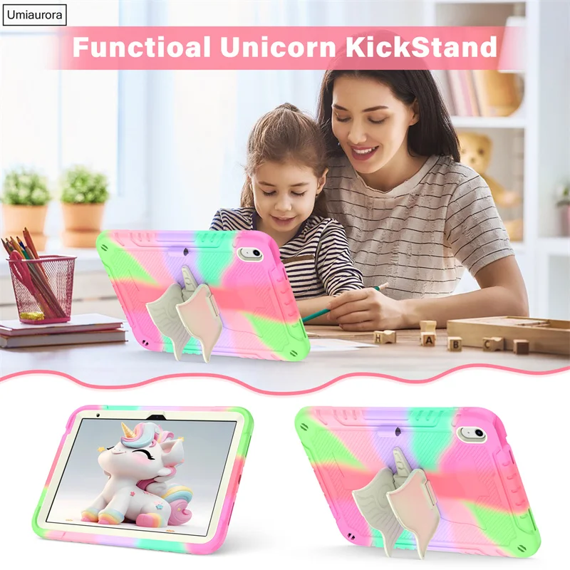 Для IPad 10 2 7 8 9 11-го поколения 11 дюймов A16 детский чехол для планшета с силиконовой