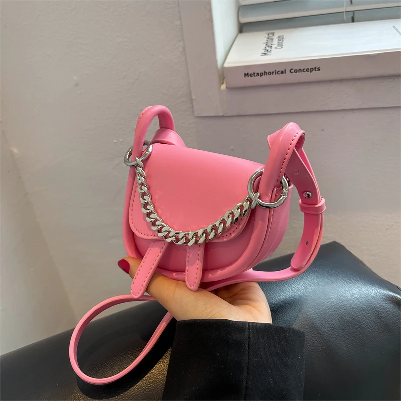 

Mini PU Leather Flap Crossbody Bags for Women 2022 Fashion Handbag Solid Color Shoulder Bag Ladies Handbags and Purses