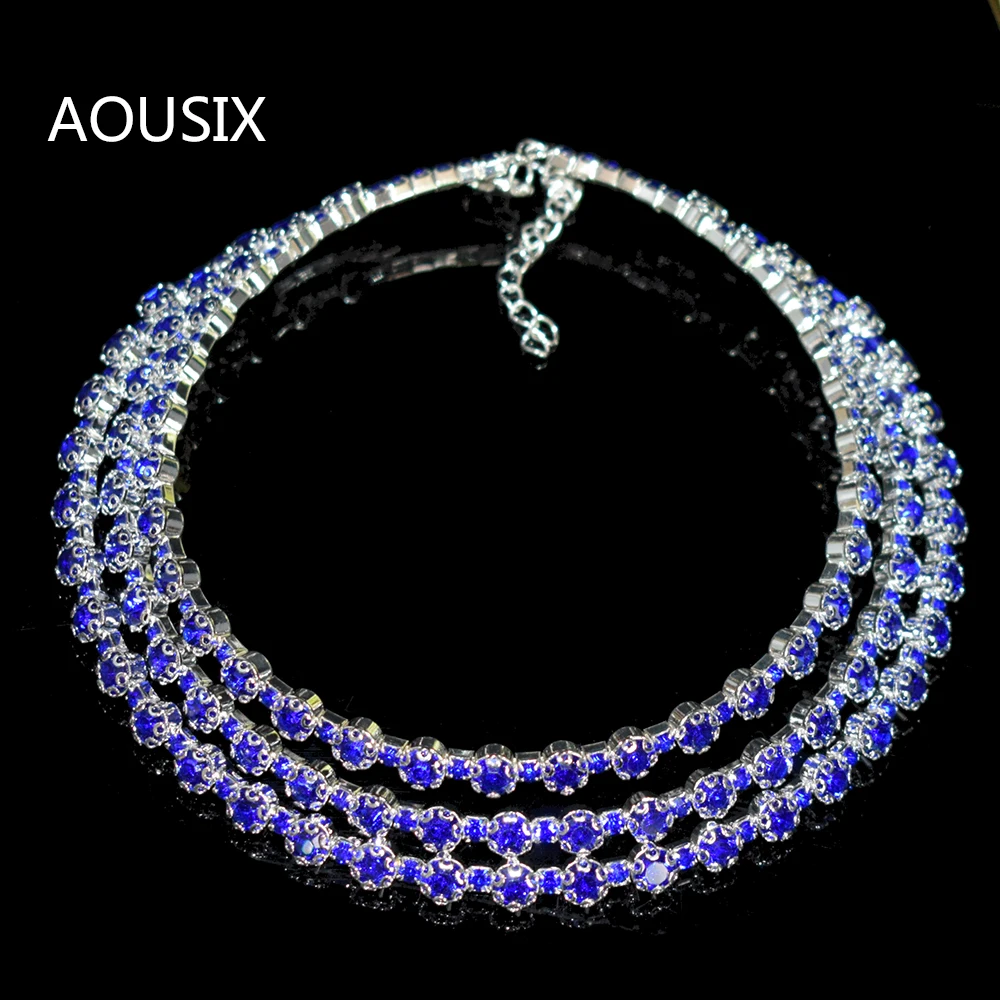 Стразы ожерелья-чокеры женское эффектное простое ожерелье с открытым воротником