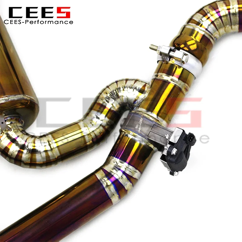 CEES Valvetronic Sport глушитель выхлопной системы равной длины для BMW M2 G87 2023-2024 Золотая