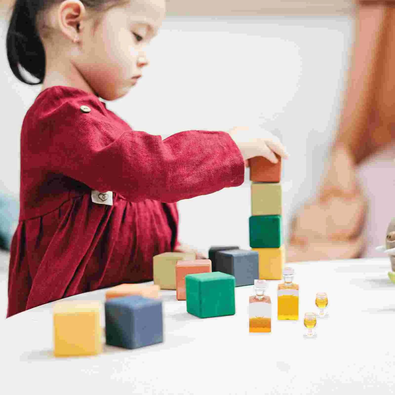 

Mini Miniature Bottles Bottle Toys Decor Accessories Beer Resin House Drink Tiny Action Figure Stuff Layout Scene Empty Play